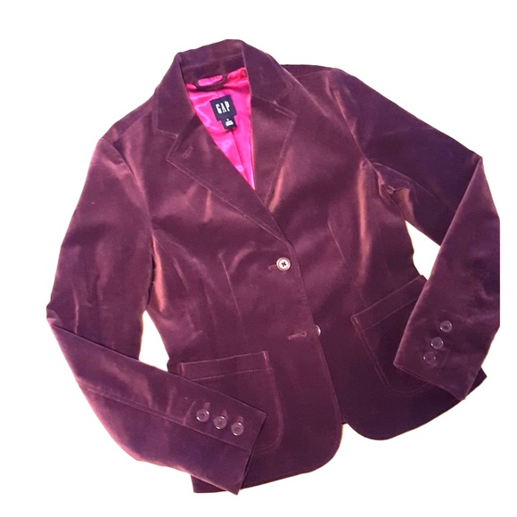 GAP Jackets & Blazers - Velvet blazer, Gap, Size 2